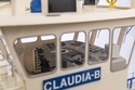 graphics/mmr/M11434_BK-011.jpg; M11434; Volmodel van het werkvaartuig 'Claudia B.'; volmodel