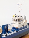 graphics/mmr/M11434_EvS_107_2017-049.jpg; M11434; Volmodel van het werkvaartuig 'Claudia B.'; volmodel