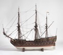 graphics/mmr/M201_EvS_037-189.jpg; M201; Volmodel van de VOC-schepen 'Padmos' en 'Blijdorp'; volmodel