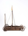 graphics/mmr/M2951_EvS51-48.jpg; M2951; Volmodel van een strandzeilwagen of zeilwagen naar een ontwerp van Simon Stevin; volmodel