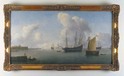 graphics/mmr/N500.jpg; N500; Zicht op de rede van Fort Rammekens bij Vlissingen; schilderij