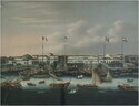graphics/mmr/P1915_amh.jpg; P1915; Gezicht op Kanton, China; schilderij