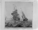 graphics/mmr/coll/CDJ688-2_4X5ZW.jpg; CDJ688; Een Hollands oorlogsschip; gravure gekleurd