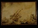 graphics/mmr/coll/P1686-1_6X6DIA.jpg; P1686; Schip in stormweer; schilderij