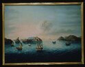 graphics/mmr/coll/P1916-1_4X5DIA.jpg; P1916; Zee-engte bij Hong Kong, de Bocca Tigris; schilderij