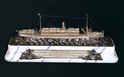 graphics/mmr/korff/M1988_pk.jpg; M1988; Waterlijnmodel van het s.s. 'Tabanan' van de Rotterdamsche Lloyd; waterlijnmodel