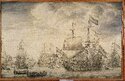 graphics/mmr/korff/P1552_a_pk.jpg; P1552; De 'Eendracht' en andere schepen onder zeil of ten anker; schilderij